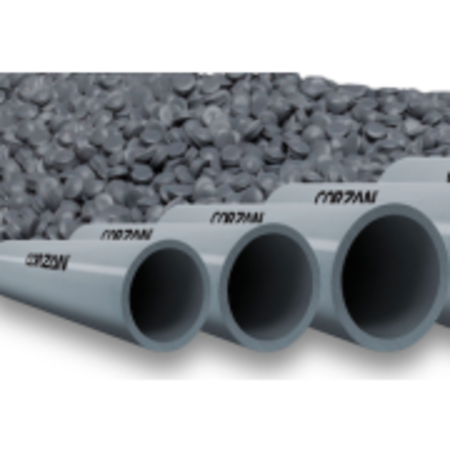 PROFESSIONAL PLASTICS Gray CPVC Schedule 80 Pipe, 1.000 Nominal X 20 FT [Each] TCPVCGY1.000X20FTSCH80